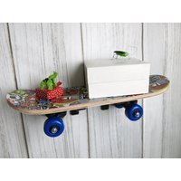 Skateboard Kinderzimmer Dekor/Teenager Geschenk Offenes Regal Kunst Wandregale Wohnkultur Originalgeschenke von CapsBoardStore