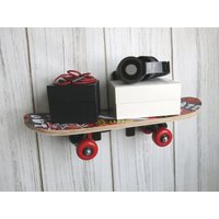 Wandregal Wohndekor Skateboard/Valentinstag Geschenke Offenes Regal Kunst Niedliches Deck von CapsBoardStore