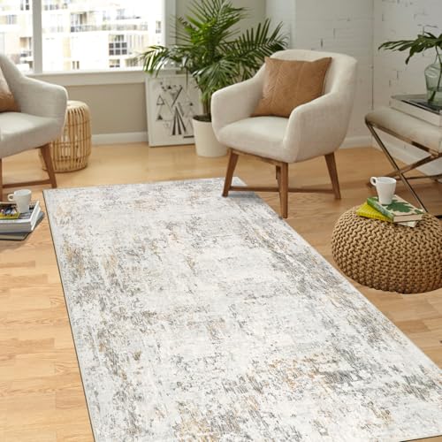 Capslpad Beige Abstraktes Teppich Wohnzimmer 80x150cm rutschfest Kurzflor Kunstwolle Schlafzimmer Teppich Waschbar Minimalistisch Bettvorleger Teppiche für Wohnzimmer Schlafzimmer Büro Bereich Dekor Capslpad Beige Abstraktes Teppich Wohnzimmer 80x150cm rutschfest Kurzflor Kunstwolle Schlafzimmer Teppich Waschbar Minimalistisch Bettvorleger Teppiche für Wohnzimmer Schlafzimmer Büro Bereich Dekor von Capslpad