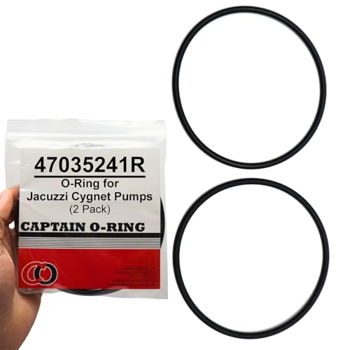 Captain O-Ring Ersatz 47035241R O-Ringe für Jacuzzi Cygnet O459 Pumpendeckel (2 Stück) von Captain O-Ring