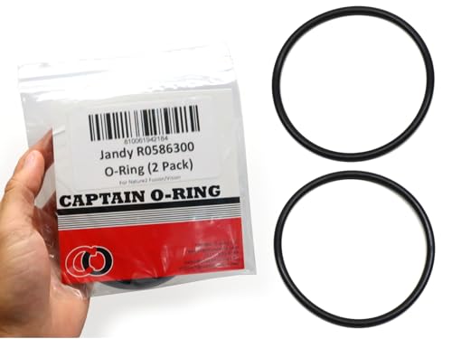 Captain O-Ring Ersatz R0586300 Kragen O-Ringe für Jandy Zodiac Nature 2 Fusion Inground, Fusion Soft, Vision, Vision Pro Aboveground Pool System (2 Stück) von Captain O-Ring