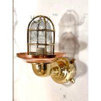 Weihnachtsrabatt, Alley Style Neuer Schwanhals 90 Grad Wand/Wandlampe Licht Extra Kupferschirm &junction Box - Lot Of 10 von CaptainCorys