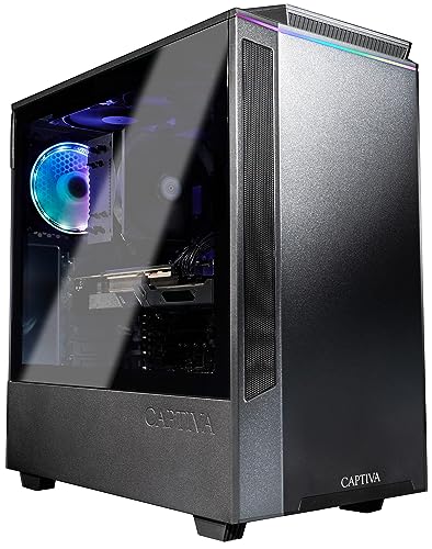 Captiva® R75-296 High End Gaming | AMD Ryzen 7 5800X3D | Nvidia GeForce® RTX 4060 8GB 8 | 32GB RAM DDR4 | SSD 1TB M.2 | AMD B550M | mit Windows | Business Desktop Computer, Gamer Rechner von Captiva