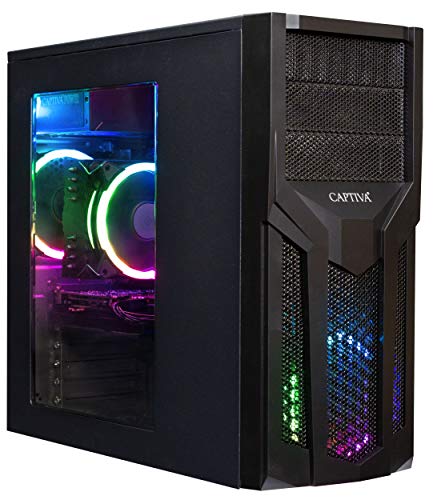 Captiva Advanced Gaming I67-587 | Intel i5 12400F | B660M Mainboard | NVIDIA RTX 3060 12GB | 16GB DDR4 RAM | SSD 1TB M.2 | ohne HDD | Luftkühlung | RGB LED | Windows 11 Home | PC Spiele von Captiva