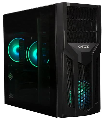 Captiva PC Advanced Gaming R78-739 | AMD Ryzen 7 5700X | Mainboard A520M | 32GB DDR4 RAM | RTX 4060 Ti 16GB | 1TB M.2 SSD | Windows 11 Home von Captiva