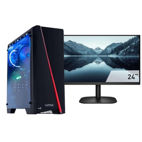 Captiva PC Power Starter R62-486 TFT AOC Bundle I AMD Ryzen 3 4300GE I Mainboard A520M I 16GB DDR4 RAM I AMD Radeon Graphics I 1TB M.2 SSD I ohne Betriebssystem von Captiva