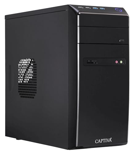 Captiva PC Power Starter I57544 I Intel G6400 I Mainboard H410M I 8GB DDR4 RAM I Intel UHD Graphics I 240GB SSD I ohne Windows I Office Personal Computer Business Tower I WLAN I USB von Captiva