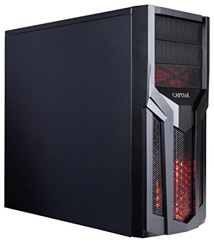 Captiva Power Starter I62-189 | AMD R3 4300GE | A520M Mainboard | Radeon Graphics | 8GB DDR4 RAM | SSD 256GB M.2 | ohne HDD | Luftkühlung | Red LED | ohne Windows | Office PC von Captiva