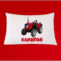Kinder Personalisierte Farm Traktor Kissenbezug, Bauernhof Bettwäsche, Kissenbezug Kinder Personalisierte Farm Traktor Kissenbezug, Bauernhof Bettwäsche, Kissenbezug von CapturedInAGift