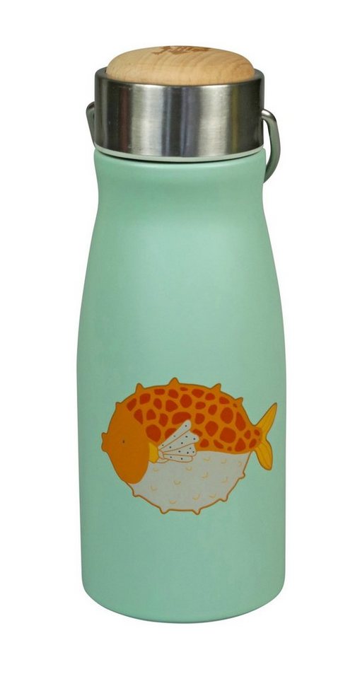 Capventure Trinkflasche The Zoo Edelstahl Kinder Isolierflasche Thermoskanne Thermosflasche von Capventure