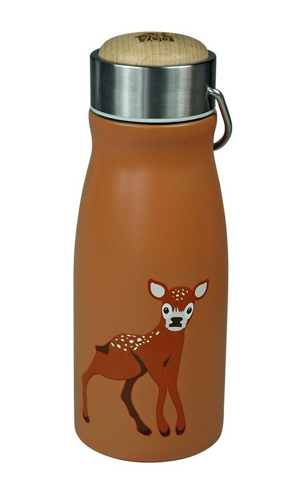 Capventure Trinkflasche The Zoo Edelstahl Kinder Isolierflasche Thermoskanne Thermosflasche von Capventure