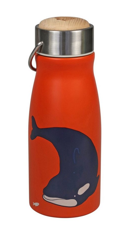 Capventure Trinkflasche The Zoo Edelstahl Kinder Isolierflasche Thermoskanne Thermosflasche von Capventure