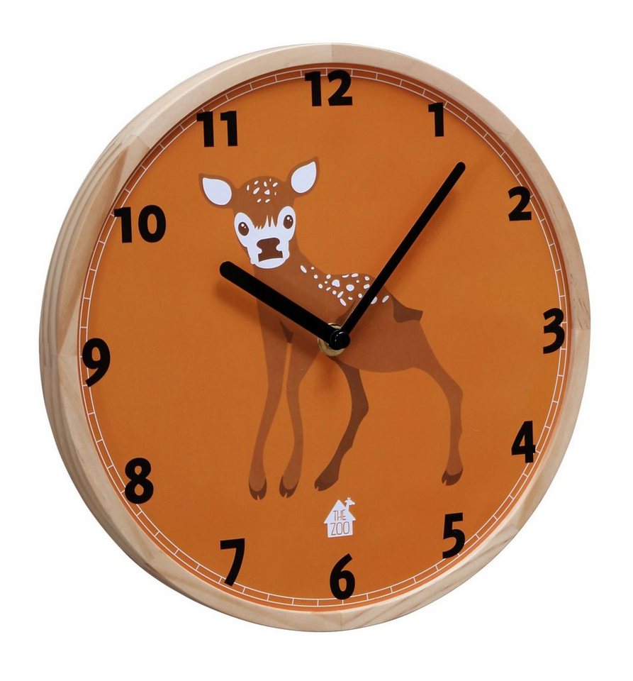 Capventure Wanduhr Auswahl - Capventure The Zoo Kinder Wanduhr Uhr Forest Animals von Capventure