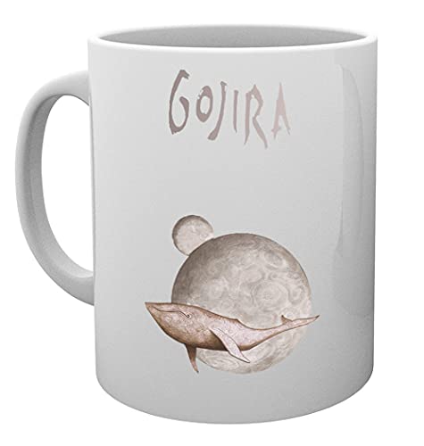 Gojira Whale And Moon Kaffeebecher Tassen Mug Cup von Capzy