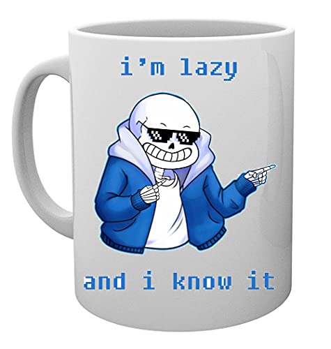 Lazy And I Know It Skeleton Kaffeebecher Tassen Mug Cup von Capzy