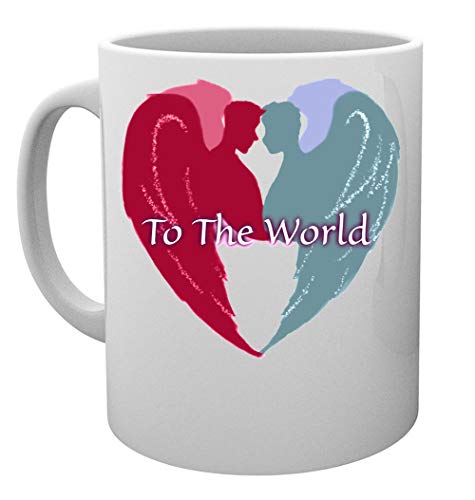 To The World Heart Kaffeebecher Tassen Mug Cup von Capzy