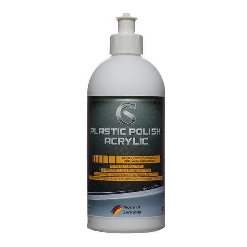 Car Sense Premium Kunststoffpolitur [250ml]- Schonende Politur für glänzende Kunststoffoberflächen an Auto, Motorrad & Co. - Entfernt Kratzer, Verunreinigungen & mehr von Car Sense