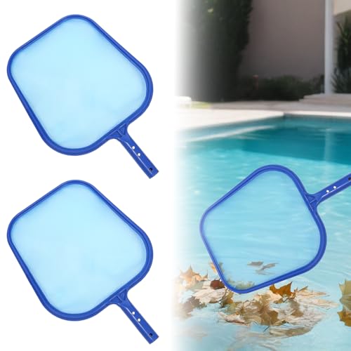 CarPlusStudio Pool Kescher – 2er Set Skimmer Netz Feinmaschig, Robustes Poolreinigungsnetz für Schwimmbecken, Sammeln von Blättern & Schmutz – Perfektes Pool Zubehör für schnelle Oberflächenreinigung von CarPlusStudio