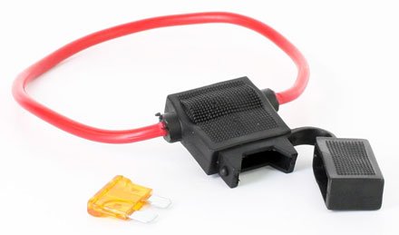 10x Sicherungshalter KFZ (wasserdicht, 5A Flachsicherung) von CarTFT.com