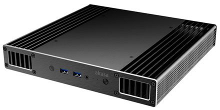 Akasa Plato X Gehäuse (für Intel NUC NUC5i7RYH/NUC5i5MYBE/NUC5i5MYHE, NUC5i3MYBE/NUC5i3MYHE) von CarTFT.com