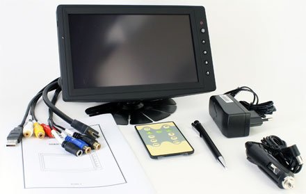 CTFHD800 - HDMI 8" TFT - Touchscreen USB - PAL/NTSC - Autodimmer - IR - Audio (1024x600, 500 nits) von CarTFT.com