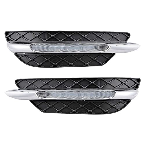 CarWorld Nebelscheinwerfer Für Mercedes-Benz W204 C-Klasse C250 C300 C35 2012-2014, Daily Line Lampe Grille Kit Tagfahrlicht DRL Nebelscheinwerfer von CarWorld