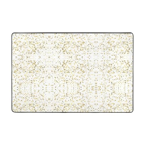 CarXs Sparsed Dreamy Stars and Spots 91,4 x 61 cm & 183,9 x 121,9 cm Teppiche – Heimdekor-Fußmatten für Wohnzimmer, Schlafzimmer, schmutzabweisend von CarXs