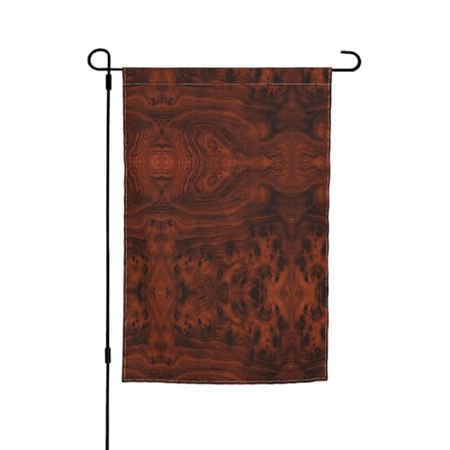 Rotes Holz Urlaub Gartenflaggen 30,5 x 45,7 cm doppelseitiger Druck - dekorative Flaggen für Außendekoration für alle Jahreszeiten von CarXs