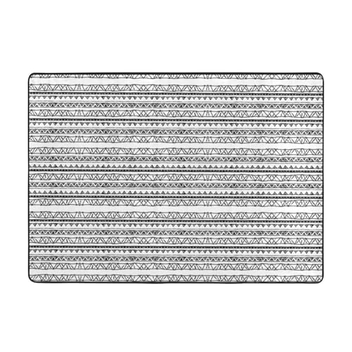 Teppich mit Indianer-Muster, 203 x 147 cm, bedruckter Teppich, weicher Flanellstoff, geeignet für verschiedene Umgebungen von CarXs