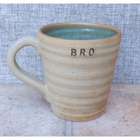 Große Kaffeetasse Für Bro Teetasse Hand Geworfen Steinzeug Keramik Handgemacht Handgemacht Schiffsfertig Versandfertig von CaractacusPots