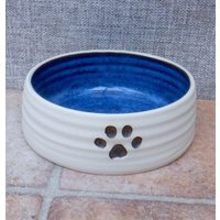 Individuelle Extra Große Hunde Oder Welpen Futternapf Geworfen Steinzeug Hand Keramik Handgemacht von CaractacusPots