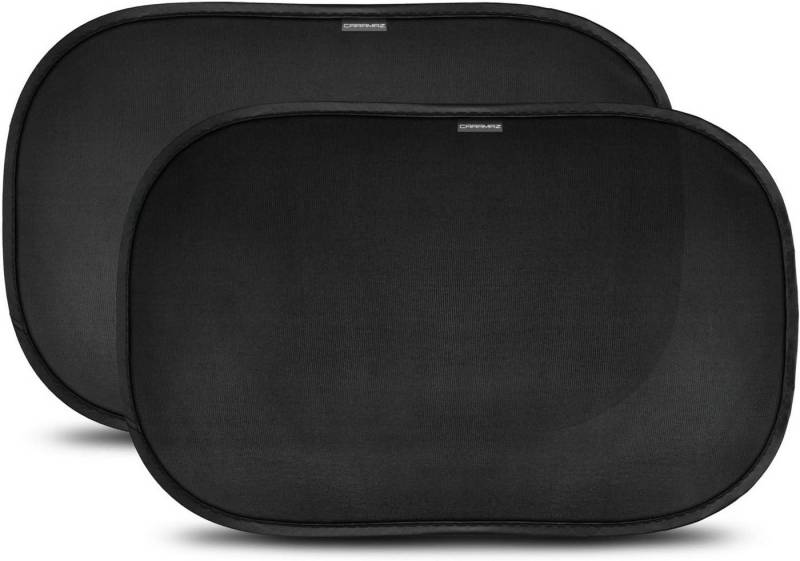 Caramaz Autosonnenschutz Baby mit UV Schutz Zertifiziert - Opti-Dark - 51x31cm, 2 Stück, (Sonnenschutz Auto Seitenscheibe - Autofenster Sonnenschutz Kinder) von Caramaz