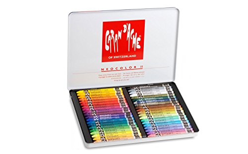 CREATIVE ART MATERIALS Caran D'ache Neocolor Ii Water Soluble Wax Pastel Set 40/Pk von Caran d'Ache