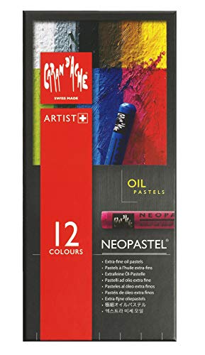 Caran d'Ache Artist Oil Pastels Neopastel Kreide 12 Farben, Bunt, 7400.312 von Caran d'Ache