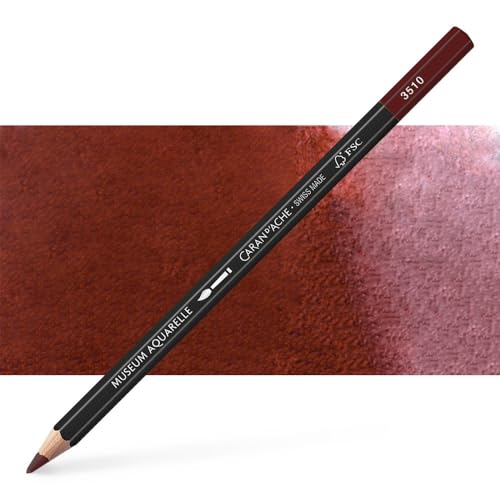 Caran d'Ache Museum Aquarelle Bleistift Museum Aquarelle Bleistift 3510.059/ NR 059 BROWN/BRAUN-FSC (1 Stück/ (Pack of 1) von Caran d'Ache