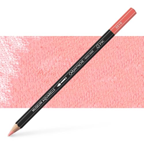 Caran d'Ache Museum Aquarelle Bleistift Museum Aquarelle Bleistift 3510.571/ NR 571 ANTHRAQUINOID PINK/ROSA-FSC (1 Stück/ (Pack of 1) von Caran d'Ache