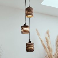 Originelle Und Designer-Pendelleuchte Mit Mehreren Lampen, Deckenleuchte Eck-Pendelleuchte, Röhrenlampenschirm, Dekorative Pendelleuchte von CaraselCreations