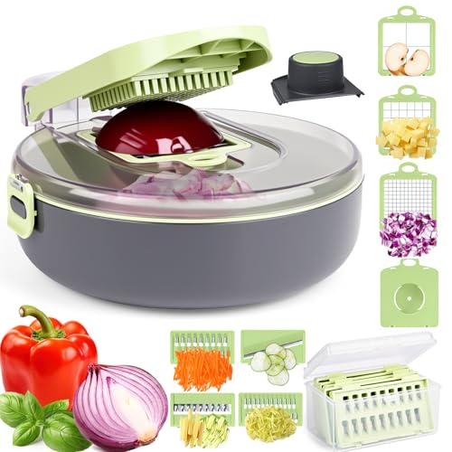 Multifuncional Cortador Gemüseschneider Spiralschneider Gemüsehobel Zwiebelschneider Gurkenhobel Küchenhacker Zwiebelhacker Gemüseschneider 8 in 1 Multifunktionsschneider Zwiebel Zerkleiner Multifuncional Cortador Gemüseschneider Spiralschneider Gemüsehobel Zwiebelschneider Gurkenhobel Küchenhacker Zwiebelhacker Gemüseschneider 8 in 1 Multifunktionsschneider Zwiebel Zerkleiner von Carastek