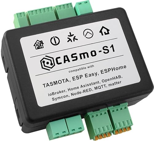 CASmo-S1 Kompatibel mit TASMOTA, ESP Easy, ESPHome, IoBroker, Home Assistant, OpenHAB, Symcon, Node-RED, MQTT, matter und anderen. CASmo-S1 Kompatibel mit TASMOTA, ESP Easy, ESPHome, IoBroker, Home Assistant, OpenHAB, Symcon, Node-RED, MQTT, matter und anderen. von Caraudio-Systems
