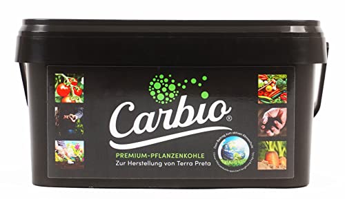 Carbio -Pflanzenkohle/Biokohle - 5,5l Eimer - Zur Herstellung von Terra Preta, Schwarzhumus & Kompoststarter von Carbio
