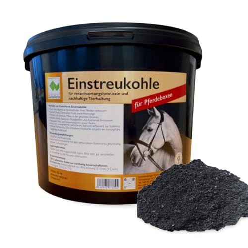 CarboVerte Einstreukohle für Pfedeboxen zur verbesserten Stallhygiene, 3,5 kg, Einstreuzusatz, mit allen Einstreuarten mischbar von Carbo Verte