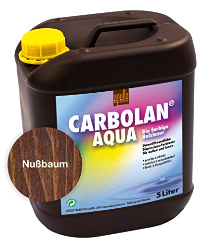 Carbolan Aqua Holzlasur, 5L (Nussbaum) von Carbolan