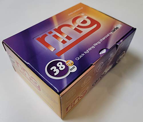 Carbopol Kohle 38mm Ring Selbstzündend Packung von Carbopol