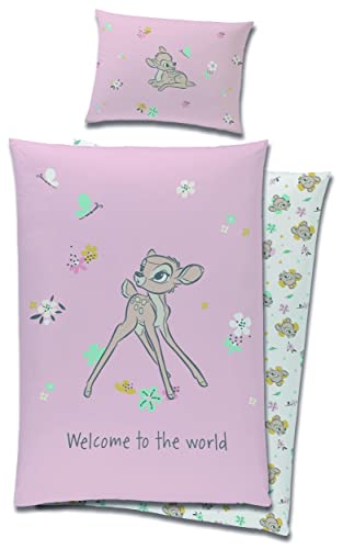 Baby Bettwäsche Disney Bambi Baumwolle 90x120 cm + 40x60 cm Baby Bettwäsche Disney Bambi Baumwolle 90x120 cm + 40x60 cm von Carbotex