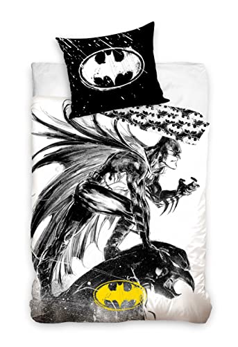 Batman Bettwäsche BAT214001 140x200 cm + 70x90 cm von Carbotex