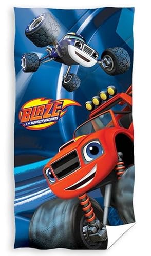 Carbotex Blaze and The Monster Machines Strandtuch Badetuch Duschtuch 70x140cm BMM235005-R von Carbotex