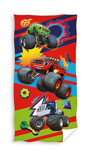 Carbotex Blaze and The Monster Machines Strandtuch Badetuch Duschtuch 70x140cm BMM236005-R von Carbotex