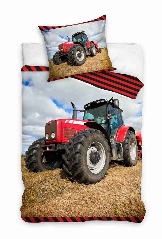 Carbotex Bettwäsche Tractor Bettwäsche 135 x 200 cm von Carbotex