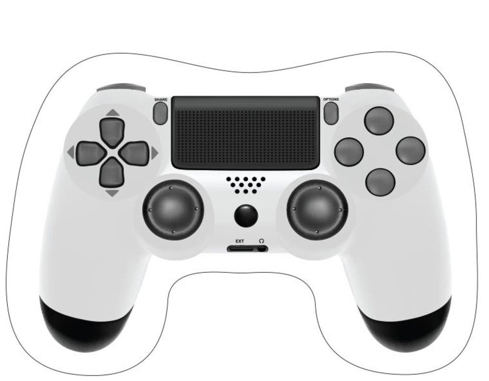 Carbotex Dekokissen Gamepad Controller Gamer Kissen Dekokissen 28 cm x 40 cm Carbotex Dekokissen Gamepad Controller Gamer Kissen Dekokissen 28 cm x 40 cm von Carbotex
