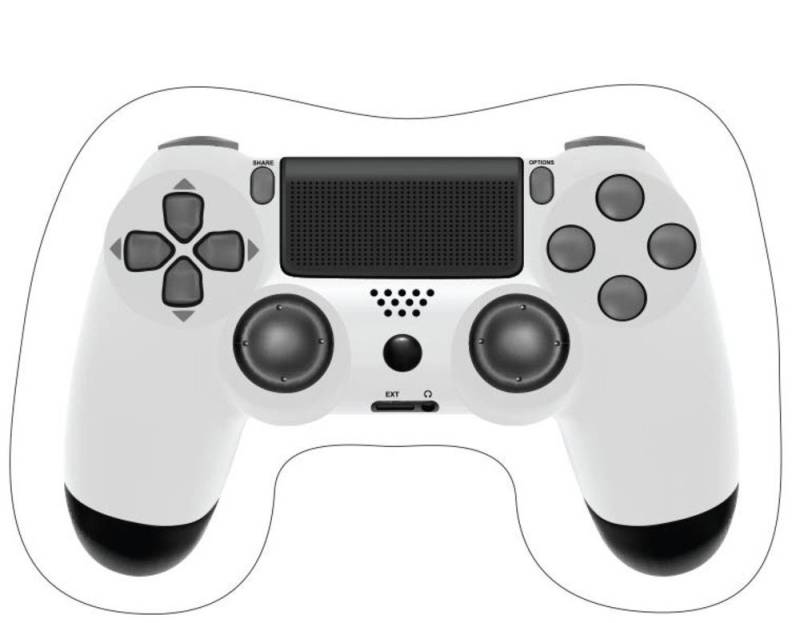 Carbotex Dekokissen Gamepad Controller Gamer Kissen Dekokissen 28 cm x 40 cm von Carbotex
